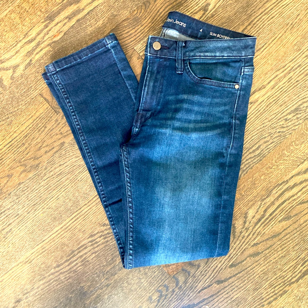 Calvin Klein slim boyfriend jeans